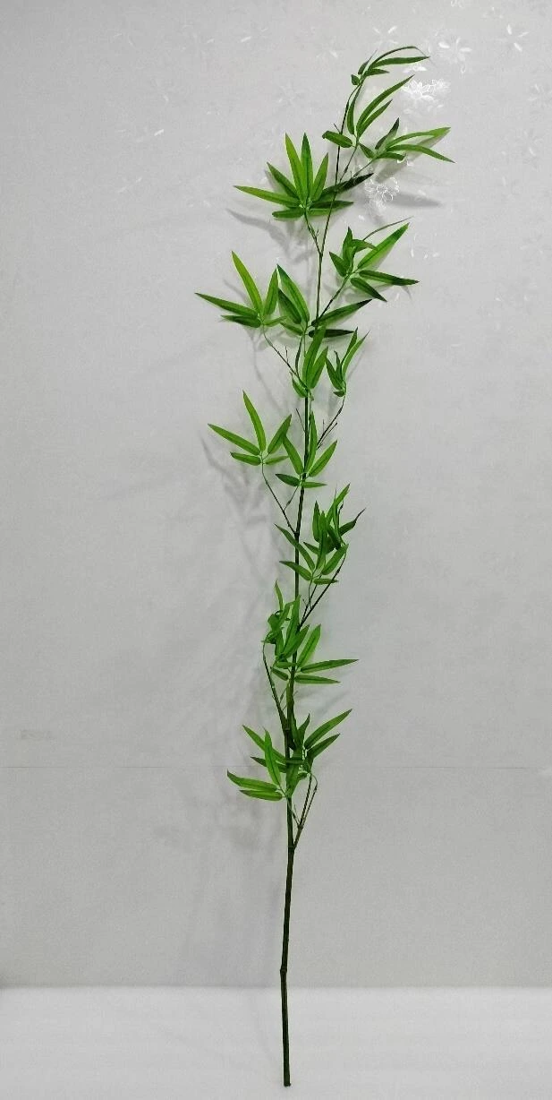 Natural Bamboo stick x1 with Artificial Leaves 200cm